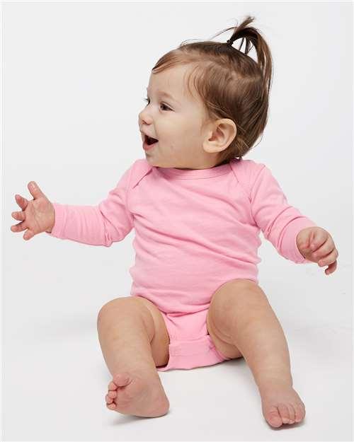 Infant Fine Jersey Long Sleeve Bodysuit - 4421