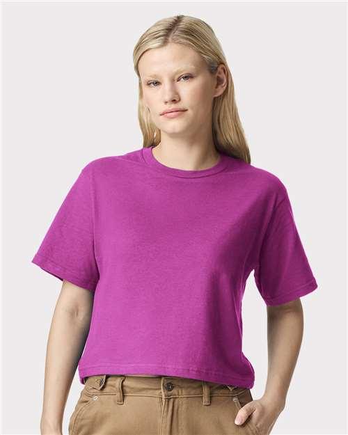 Women's Fine Jersey Boxy Tee - 102