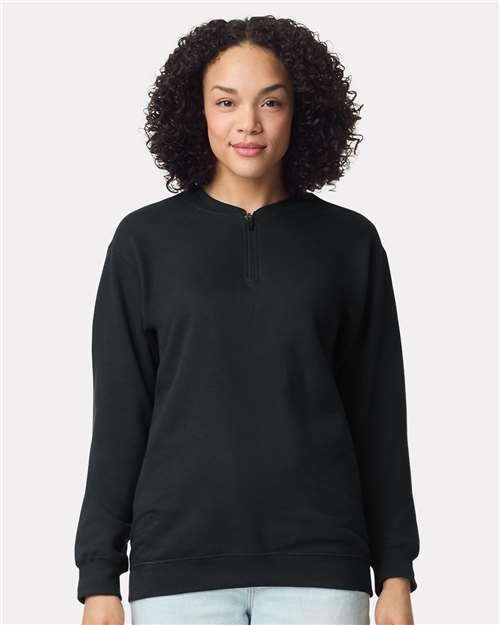 Unisex Softstyle® Midweight 1/4 Zip Sweatshirt - SF008