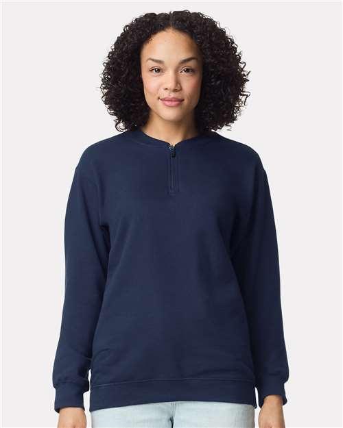 Unisex Softstyle® Midweight 1/4 Zip Sweatshirt - SF008