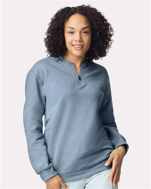 Unisex Softstyle® Midweight 1/4 Zip Sweatshirt - SF008