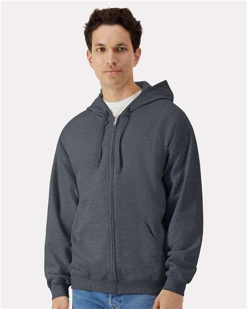 Unisex Softstyle® Full-Zip Hooded Sweatshirt - SF600