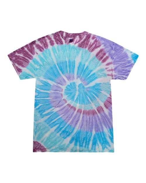 Unisex Multi-Color Tie-Dyed T-Shirt - 1000