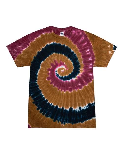 Youth Multi-Color Tie-Dyed T-Shirt - 1000Y