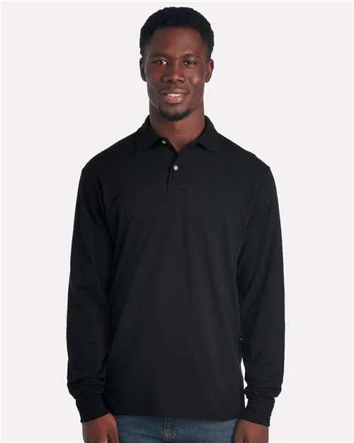 Men's Dri-Power® Long Sleeve Polo - 437LR