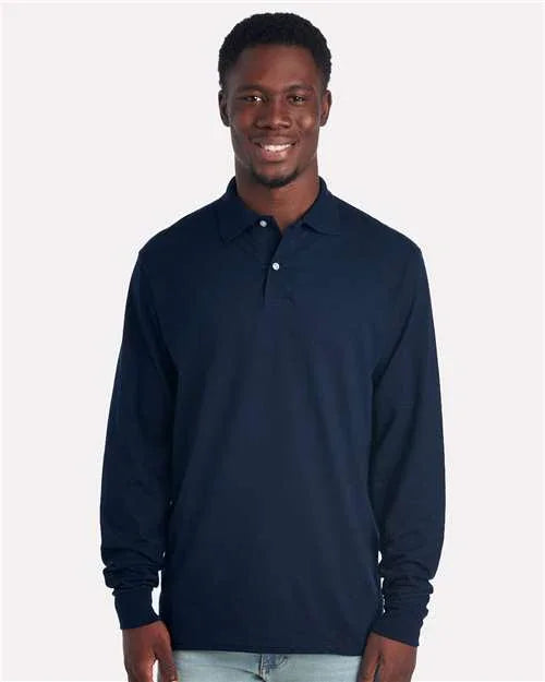Men's Dri-Power® Long Sleeve Polo - 437LR