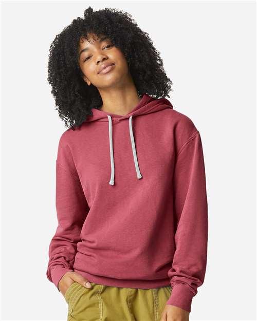 Unisex Garment-Dyed Lightweight Fleece Hooded Sweatshirt - Transfer Kingdom