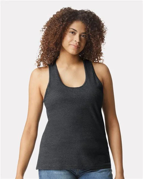 Women's Softstyle® CVC Racerback Tank Top - 64220LCVC
