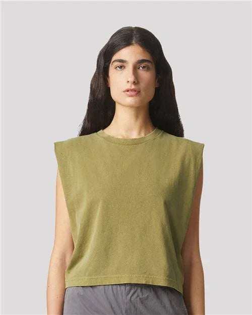 Women's Garment-Dyed Heavyweight Muscle Tee - 307GD
