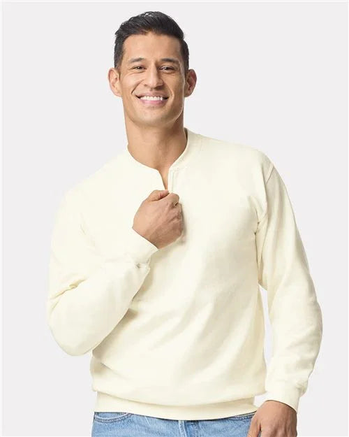 Unisex Softstyle® Midweight 1/4 Zip Sweatshirt - SF008