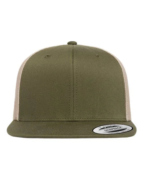 Retro High Profile Trucker Cap - 6609