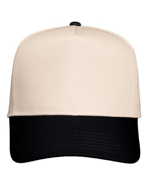 Five-Panel Twill Cap - 8869