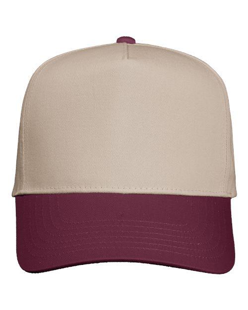 Five-Panel Twill Cap - 8869