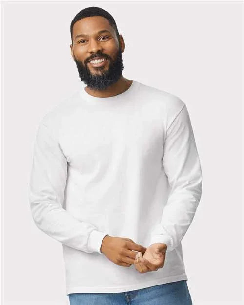 Men's Heavy Cotton™ Long Sleeve T-Shirt - S - Transfer Kingdom