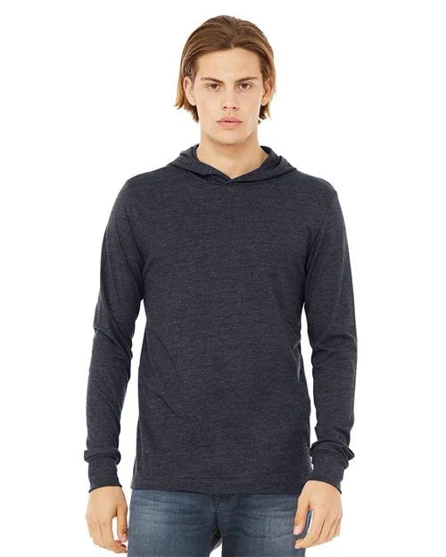 Unisex Jersey Hooded Long Sleeve Tee - 3512