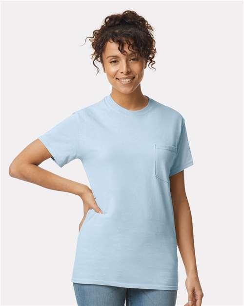 Unisex Ultra Cotton® Pocket T-Shirt - S - Transfer Kingdom