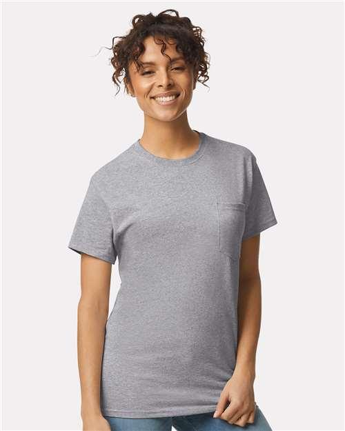 Unisex Ultra Cotton® Pocket T-Shirt - S - Transfer Kingdom