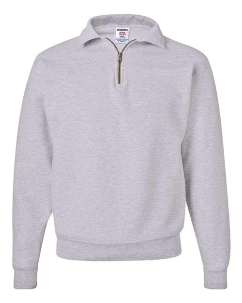 Unisex Super Sweats NuBlend® Quarter-Zip Cadet Collar Sweatshirt - 4528MR