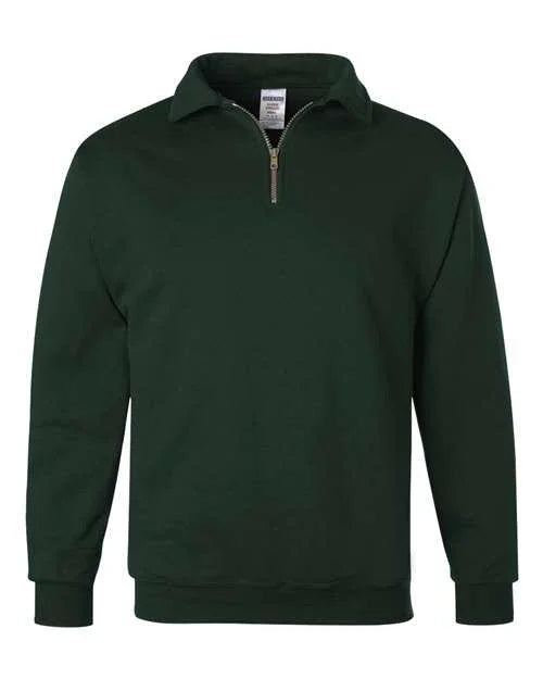 Unisex Super Sweats NuBlend® Quarter-Zip Cadet Collar Sweatshirt - 4528MR