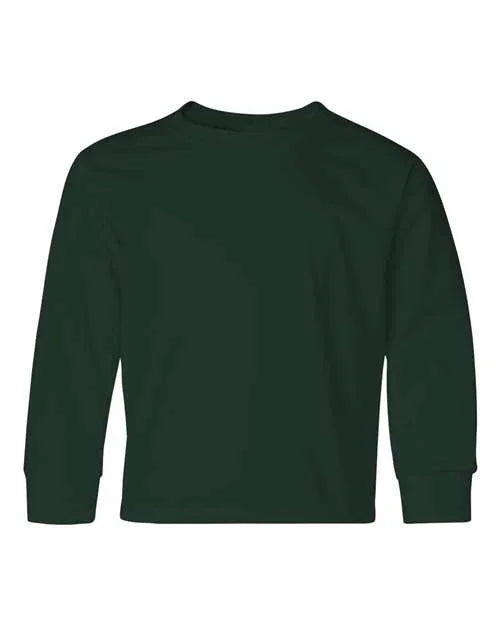 Youth Dri-Power® Long Sleeve 50/50 T-Shirt - 29BLR