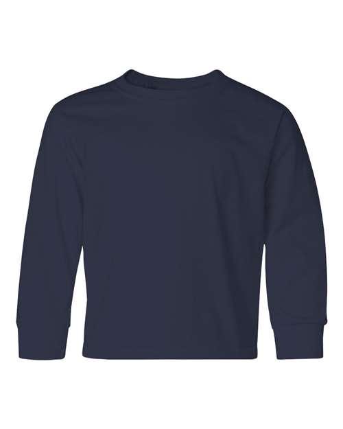 Youth Dri-Power® Long Sleeve 50/50 T-Shirt - 29BLR