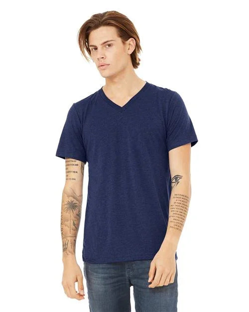 Unisex Triblend V-Neck Tee - 3415