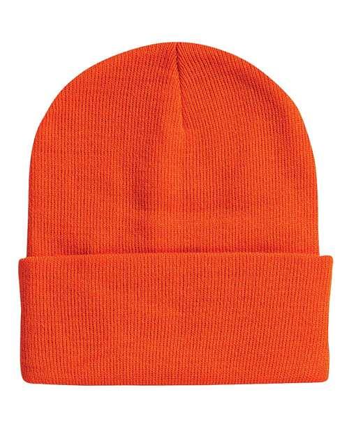 12" Solid Cuffed Beanie - SP12