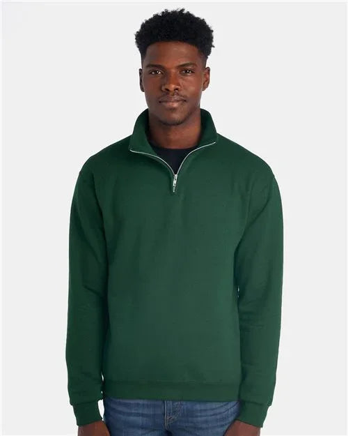 Unisex Nublend® Cadet Collar Quarter-Zip Sweatshirt - 995MR