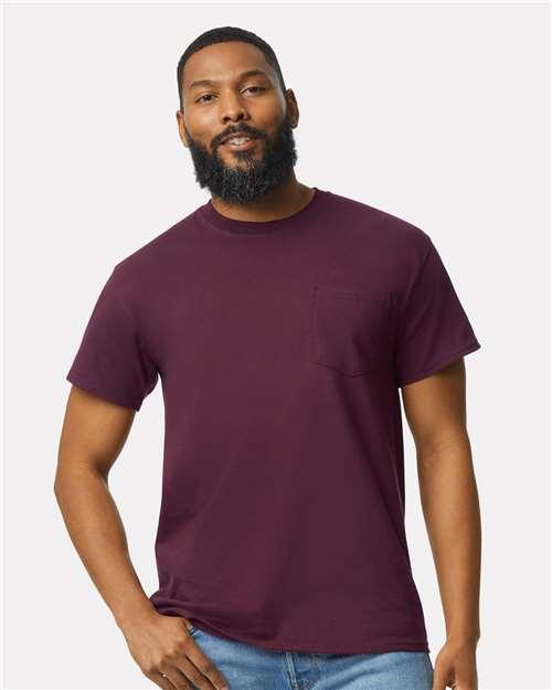 Unisex Ultra Cotton® Pocket T-Shirt - S - Transfer Kingdom