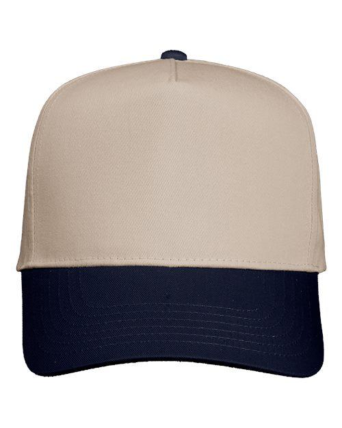 Five-Panel Twill Cap - 8869