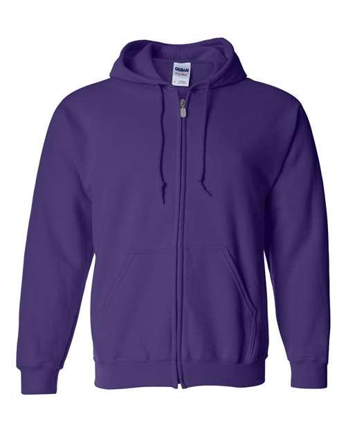 Unisex Heavy Blend™ Full-Zip Hooded Sweatshirt - S - Transfer Kingdom