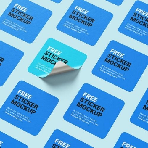 50 Rounded Corner Stickers 3in