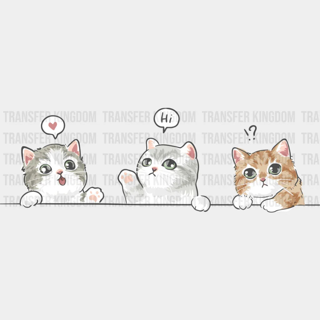 3 Cats - Cats DTF Transfer