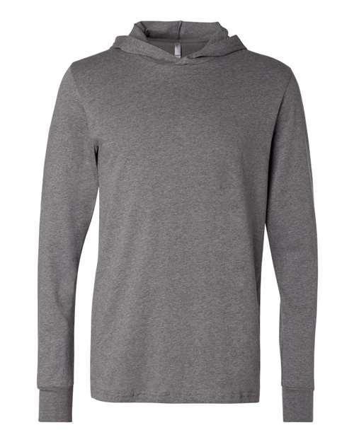 Unisex Jersey Hooded Long Sleeve Tee - 3512
