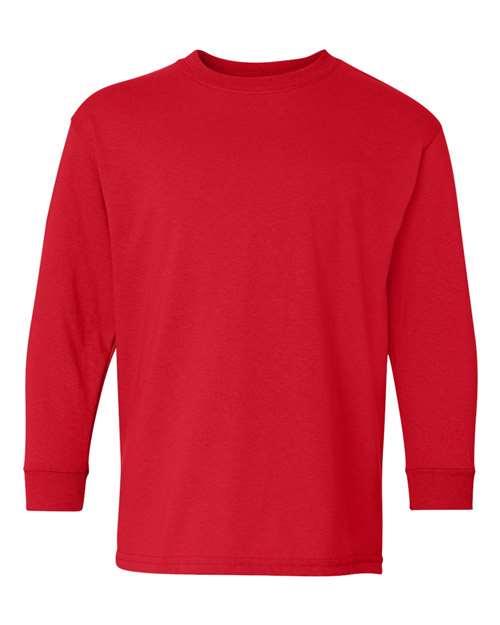 Youth Heavy Cotton™ Long Sleeve T-Shirt - Transfer Kingdom