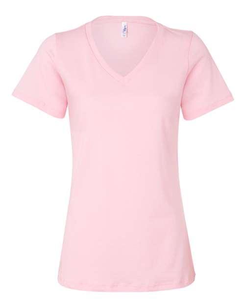 Women’s Relaxed Jersey V-Neck Tee - Transfer Kingdom