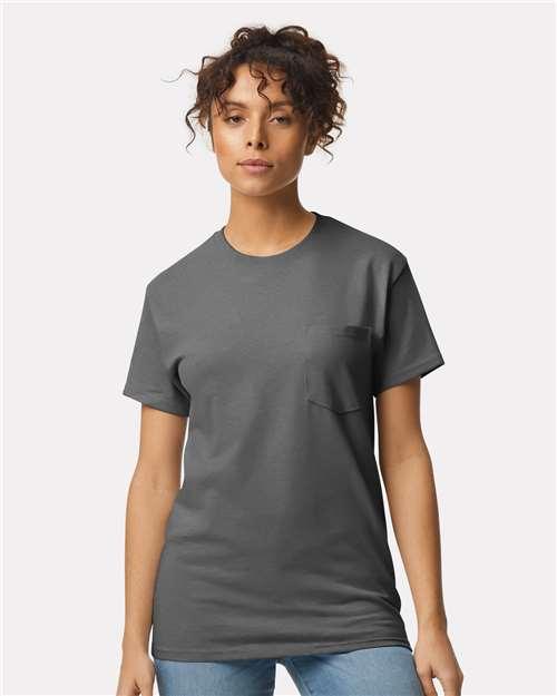 Unisex Ultra Cotton® Pocket T-Shirt - S - Transfer Kingdom