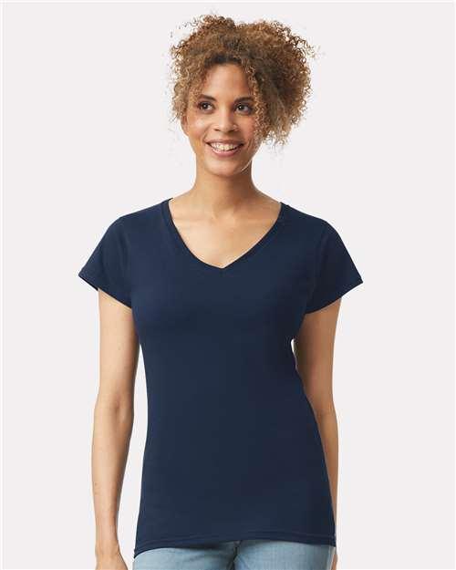 Women's Softstyle® V-Neck T-Shirt - 64V00L