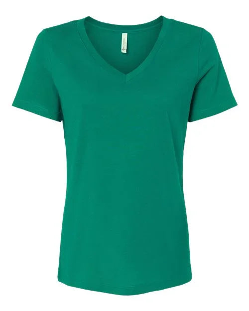 Women’s Relaxed Jersey V-Neck Tee - Transfer Kingdom