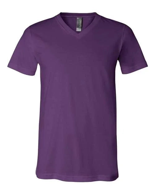Unisex Jersey V-Neck Tee - XS - Transfer Kingdom