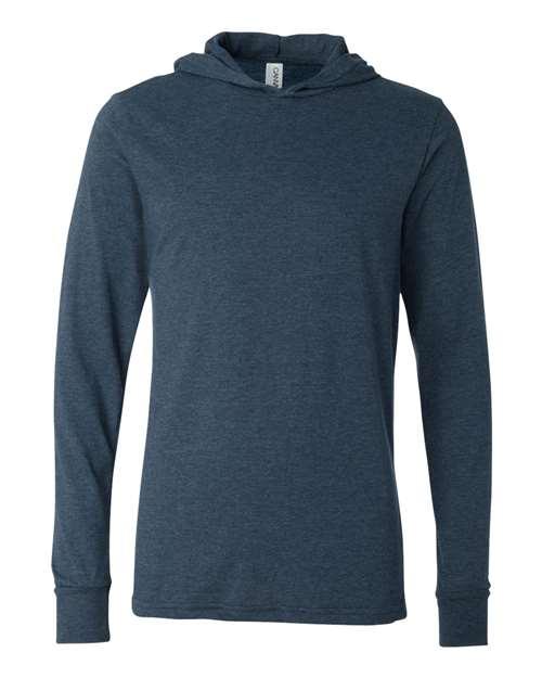 Unisex Jersey Hooded Long Sleeve Tee - 3512