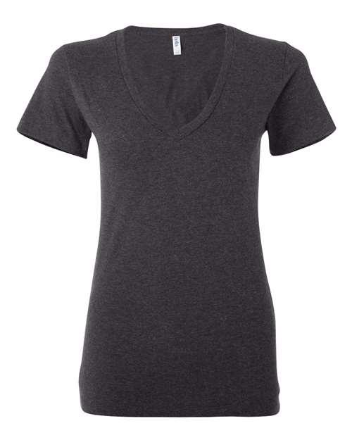 Women’s Jersey Deep V-Neck Tee - 6035