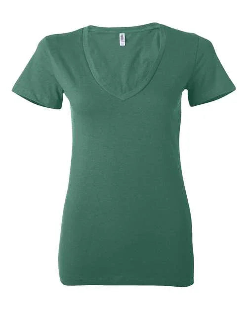 Women’s Jersey Deep V-Neck Tee - 6035