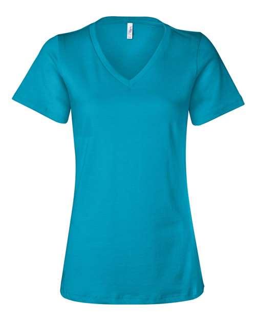 Women’s Relaxed Jersey V-Neck Tee - Transfer Kingdom