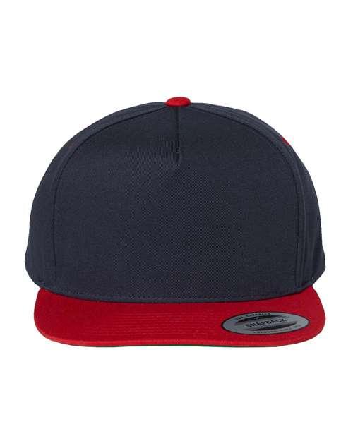 Five-Panel Cotton Twill Snapback Cap - 6007