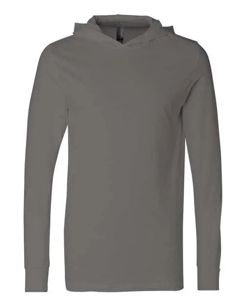Unisex Jersey Hooded Long Sleeve Tee - 3512