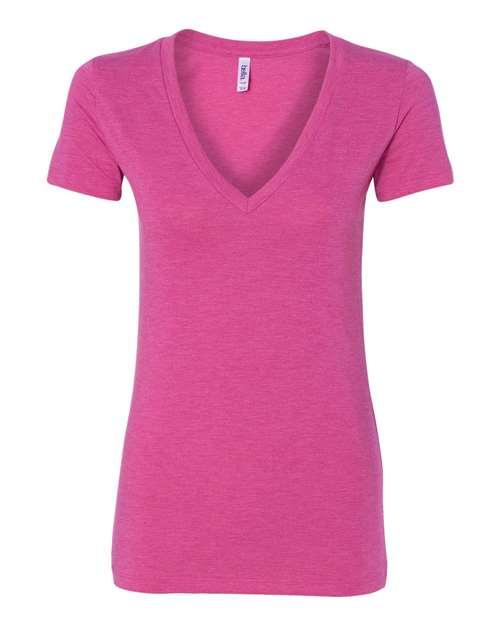 Women’s Triblend Deep V-Neck Tee - 8435
