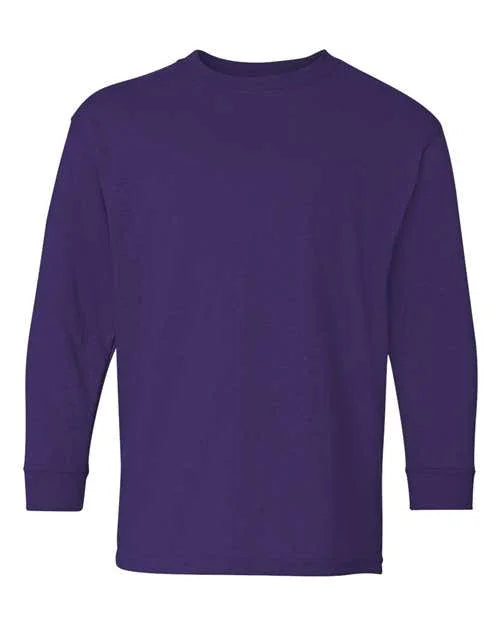 Youth Heavy Cotton™ Long Sleeve T-Shirt - Transfer Kingdom
