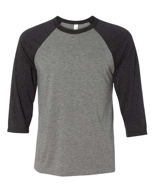 Unisex Three-Quarter Sleeve Baseball Tee - 3200