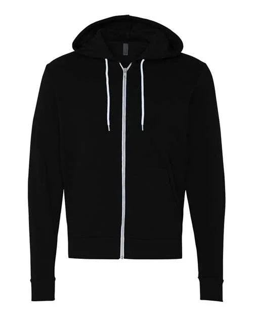 Unisex Sponge Fleece Full-Zip Hoodie Sweatshirt - 3739